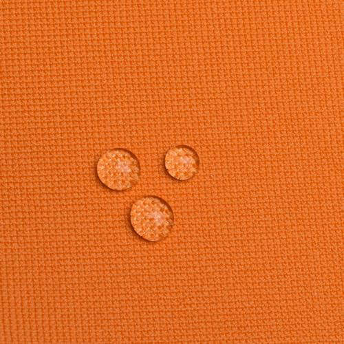 Fabreco Polyester OXFORD 600D - Wasserdicht, Outdoor Stoff, Segeltuch, Abdeckplane, Polyester Garten Stoff 1lfm, 150cm breit - Orange von Fabreco