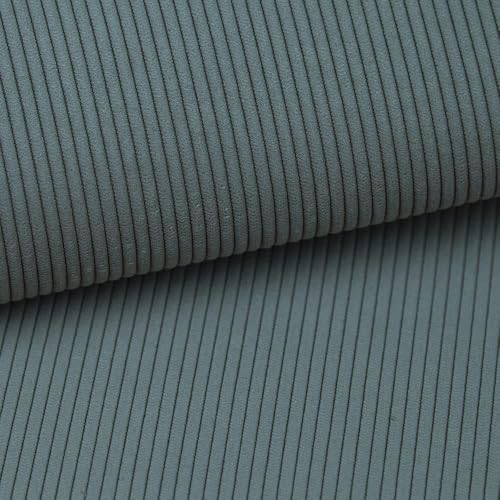 Fabreco TORANOS Polsterstoff Meterware 3 M x 142 cm breit, 100% Polyester, Gewicht 330 g/m2, Cord-Strukturstoff ideal für Vorhänge oder Möbelstoff für Sofakissen, Polsterbezüge und Sitzkissen - Türkis von Fabreco