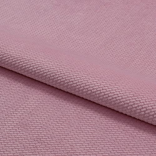 Fabreco VELVET 0,5lfm Polster- und Deko-Stoff 160 cm breit, 100% Polyester, Gewicht 350 g/lfm, Samtstoff für Vorhänge, Maskottchen, Sofakissen, Polsterbezüge und Krabbeldecken - Pastellviolett 14 von Fabreco