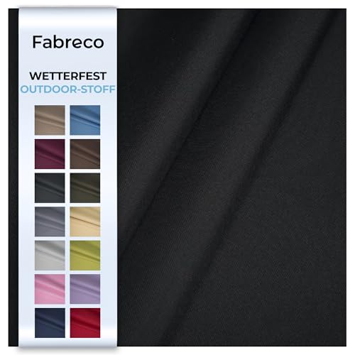 Fabreco – Wasserabweisender Oxford 250D Polyester Stoff Meterware 200x160cm | Vielseitiger Outdoorstoff für Gartenmöbel, Zelte & Sonnenschutz | Leicht, robust & pflegeleicht, Schwarz Fabreco – Wasserabweisender Oxford 250D Polyester Stoff Meterware 200x160cm | Vielseitiger Outdoorstoff für Gartenmöbel, Zelte & Sonnenschutz | Leicht, robust & pflegeleicht, Schwarz von Fabreco
