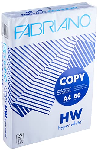 Fabriano Papier, weiß, 500 Blatt, A4, 80 g von Fabriano