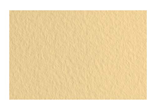 Honsell 21297105 - Fabriano Tiziano Pastellpapier Zabaione, DIN A4, 50 Blatt, 160 g/m², hoch hadernhaltig, säurefrei und alterungsbeständig, griffige, raue Oberfläche von Fabriano