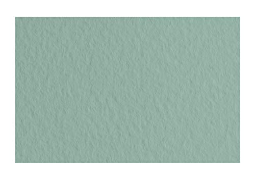 Honsell 21297113 - Fabriano Tiziano Pastellpapier Salvia, DIN A4, 50 Blatt, 160 g/m², hoch hadernhaltig, säurefrei und alterungsbeständig, griffige, raue Oberfläche von Fabriano