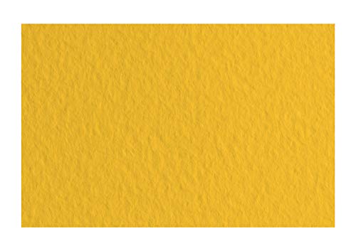 Honsell 21297121 - Fabriano Tiziano Pastellpapier Arancio, DIN A4, 50 Blatt, 160 g/m², hoch hadernhaltig, säurefrei und alterungsbeständig, griffige, raue Oberfläche von Fabriano