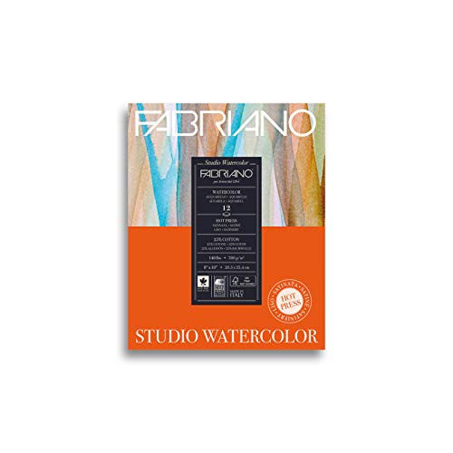 Savoir Faire 71-19123001 Studio Aquarellblock, Papier, multi, 8 x 10 (140 lb) von Fabriano