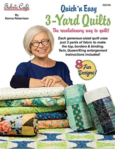 Quick'n Easy Quilts von Donna Robertson für Fabric Cafe, 2,7 m von Fabric Cafe