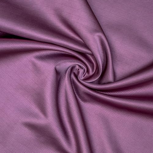 Fabric Mart Direct Hellviolett Schwerer Satin Stoff als Meterware, 137 cm oder 54 Zoll Breite Lila Satin Stoff, 1 Meter Solide Satin Polsterstoff für Vorhänge, Kissen von Fabric Mart Direct