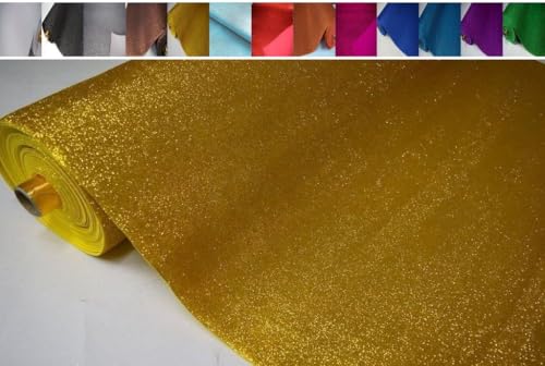 FABRICS-CITY GOLD EVA MOOSGUMMI GLITTER BASTELSTOFF 2MM STOFF STOFFE, 4232 von Fabrics-City