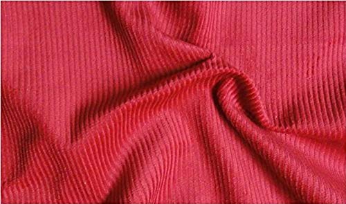 FABRICS-CITY ROT GENUACORD BREITCORD CORD STOFF CORDSTOFF STOFFE, 2801 von Fabrics-City