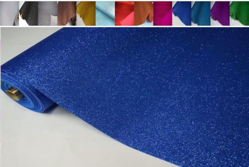 FABRICS-CITY ROYALBLAU EVA MOOSGUMMI GLITTER BASTELSTOFF 2MM STOFF STOFFE, 4233 von Fabrics-City