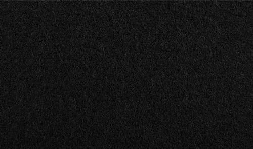 FABRICS-CITY SELBSTKLEBEND KLEBEFILZ 2MM FILZSTOFF NADELFILZ 50CM BREIT BASTELFILZ, 5262(Schwarz-50cm) von Fabrics-City