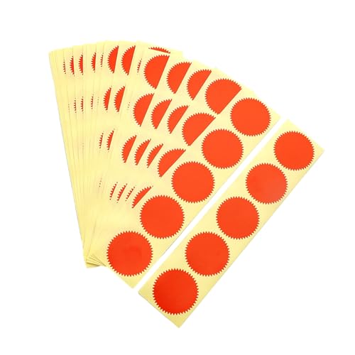 100/250PCS Golden Silver Redness Certificate Wafer Company Seal Label 45mm Round Gear Labels Sticker For Embossing Award von FackLOxc