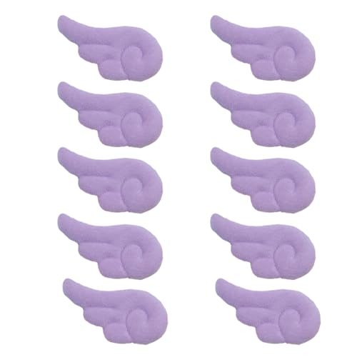 10PCS Süße Farbe Flügel Form Applikationen Für Kleidung Nähen Patches Handgemachte Kopfbedeckungen Haar Clips Zubehör von FackLOxc