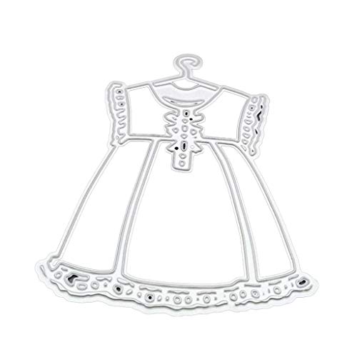 Baby Mädchen Kleid Metall Stanzformen Schablone Scrapbooking Album Stempel Prägung von FackLOxc