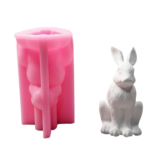 Bunnies Statue Silikonkerzenformen Für Kerzenseife Home Dekoration Epoxidharz Silikonformen Für Gipsdekoration von FackLOxc