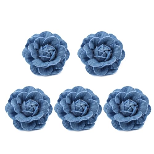 FackLOxc 5pc Korea Stoff Blumen Kleidung Hüte Kleid Dekoration Haar Zubehör Scrapbooking Handwerk Liefert von FackLOxc