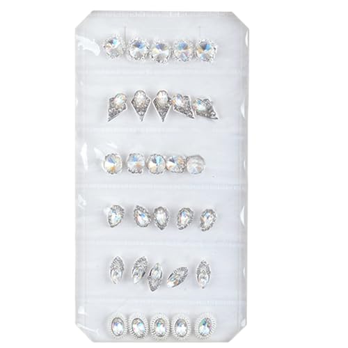 Flache Rückseite, 3D-Kristallschmuck, Maniküre, Dekoration, Strasssteine Flache Rückseite, 3D-Kristallschmuck, Maniküre, Dekoration, Strasssteine von FackLOxc