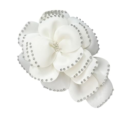 Mehrschichtige Blumen-Strass-Applikation, übergroß, zum Aufnähen für Hochzeit/Abendkleid, Kleidung Mehrschichtige Blumen-Strass-Applikation, übergroß, zum Aufnähen für Hochzeit/Abendkleid, Kleidung von FackLOxc