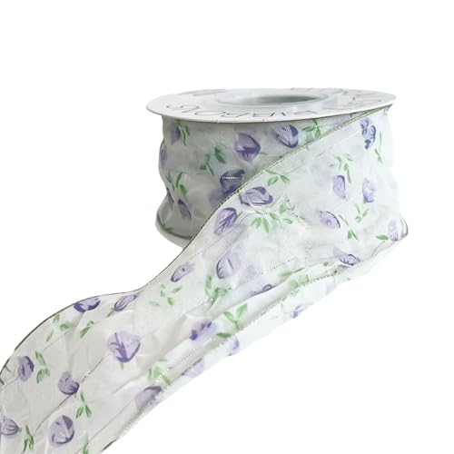 Stilvolles Polyesterband zum Verpacken von Blumensträußen, dekorative Luftschlangen, handgefertigter Kranz, Schleifenband Stilvolles Polyesterband zum Verpacken von Blumensträußen, dekorative Luftschlangen, handgefertigter Kranz, Schleifenband von FackLOxc