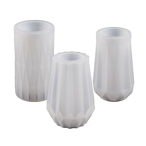 Vase Silikonform Beton Zement Blumentopf Form Gips Formen Kerzenhalter Epoxidharz Formen Handwerk Dekoration von FackLOxc