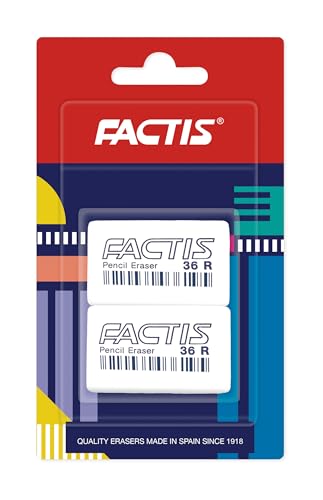 Blister 2 Radiergummis 36R FACTIS® von Factis