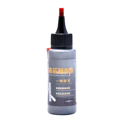 50 Ml Graphitspray Für Schlösser, Schmiermittel Für Türschlösser, Graphitpulver Trockenschmierung Schmierstoff Schmierstoff Mehrzweck-Graphitschmierstoffe Schmiermittel Für Schließz von Facynde