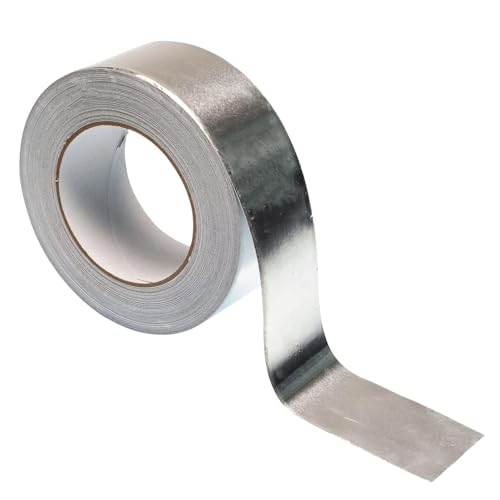 Facynde Aluminium Klebeband Hitzebeständiges Klebeband Selbstklebendes Alu-Klebeband-Aluband, Wasserdichtes- Und Hitzebeständiges Band Zum Versiegeln, Reparieren Und Isolieren von Facynde