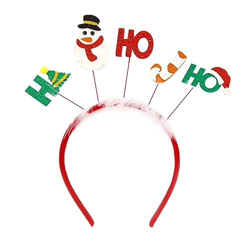 Facynde Weihnachten Haarreif Weihnachts Haarreifen Weihnachten Stirnband Haarschmuck Kopfbedeckung Weihnachts Kopfschmuck Weihnachtsbaum Brillenrahmen Weihnachts Dekoration von Facynde