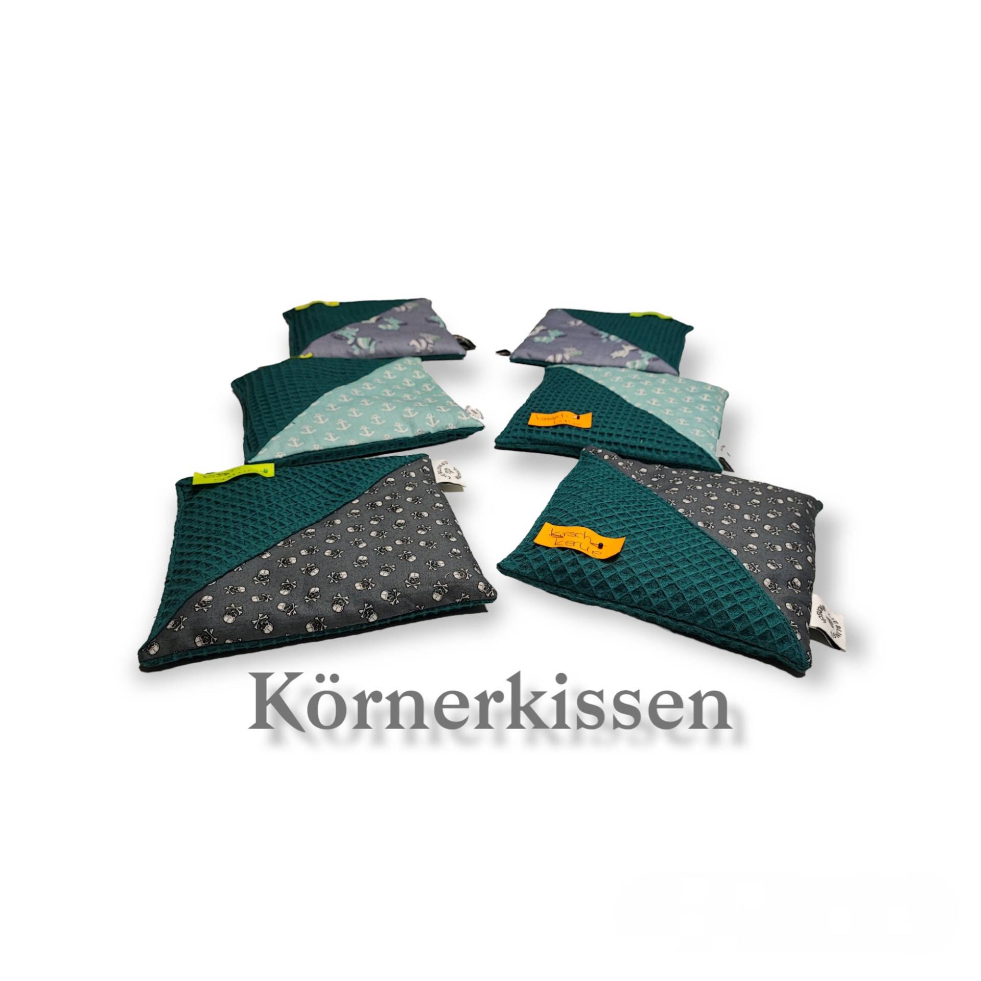 Körnerkissen Grün von FadenZauberDesign