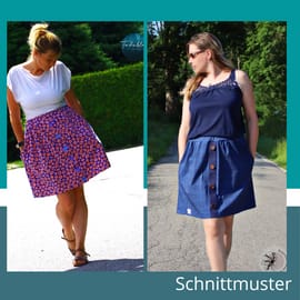 Blue Spring Skirt von Fadenblau