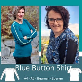 Shirt BlueButton von Fadenblau