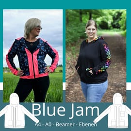 Sweatjacke BlueJam von Fadenblau