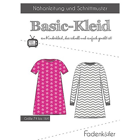 Fadenkäfer Schnitt "Basic-Kleid" für Kinder von Fadenkäfer