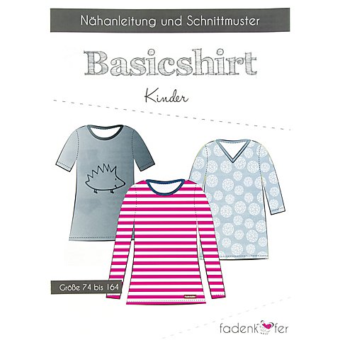 Fadenkäfer Schnitt "Basicshirt" für Kinder von Fadenkäfer