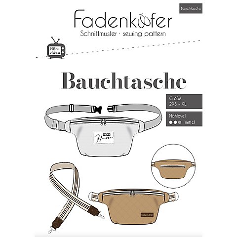 Fadenkäfer Schnitt "Bauchtasche" von Fadenkäfer