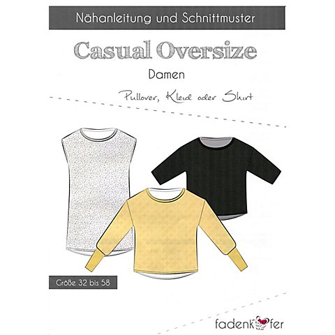 Fadenkäfer Schnitt "Casual Oversize" für Damen von Fadenkäfer