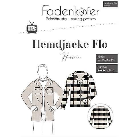 Fadenkäfer Schnitt "Hemdjacke Flo" für Herren von Fadenkäfer