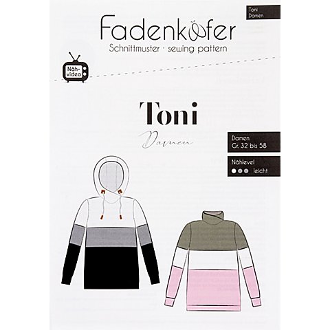 Fadenkäfer Schnitt "Hoodie Toni" für Damen von Fadenkäfer