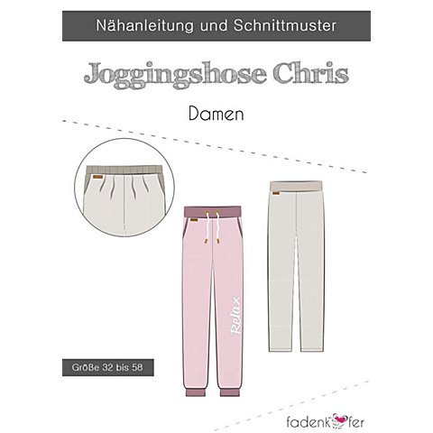 Fadenkäfer Schnitt "Jogginghose Chris" für Damen von Fadenkäfer