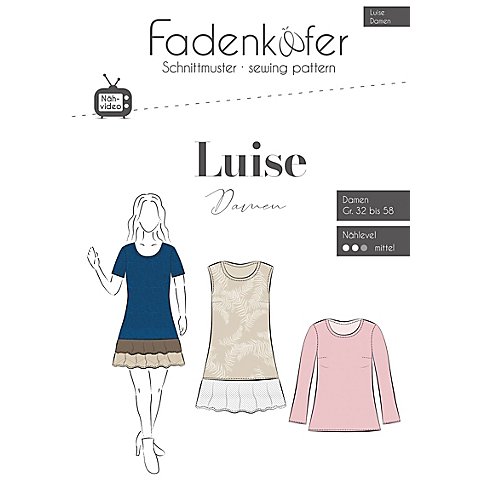 Fadenkäfer Schnitt "Kleid Luise" für Damen von Fadenkäfer