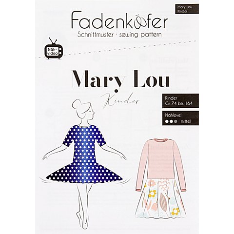 Fadenkäfer Schnitt "Kleid Mary Lou" für Kinder von Fadenkäfer