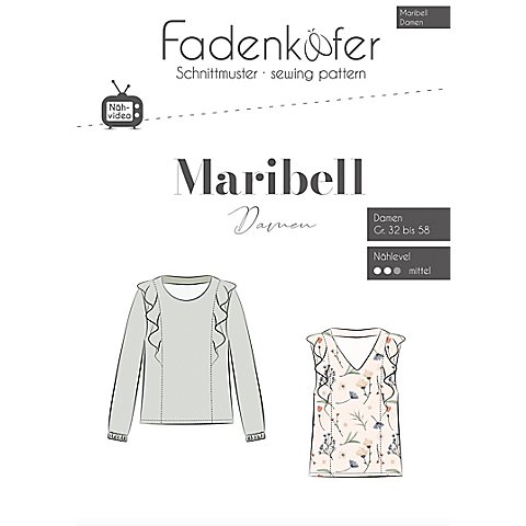 Fadenkäfer Schnitt "Maribell" für Damen von Fadenkäfer