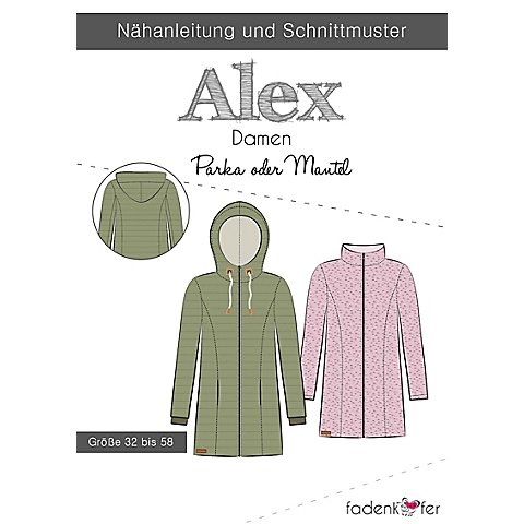 Fadenkäfer Schnitt "Parka Alex" für Damen von Fadenkäfer