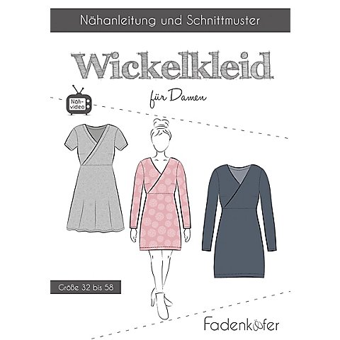 Fadenkäfer Schnitt "Wickelkleid" für Damen von Fadenkäfer