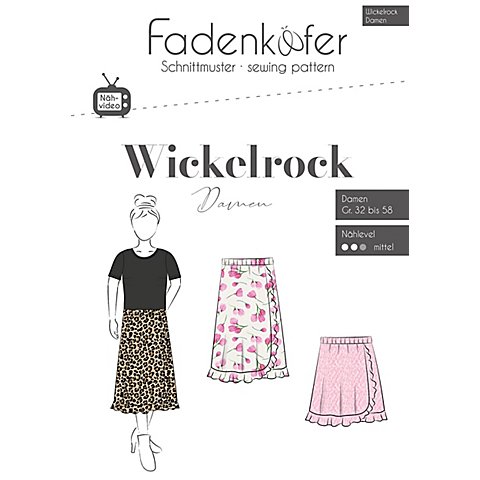 Fadenkäfer Schnitt "Wickelrock" für Damen von Fadenkäfer