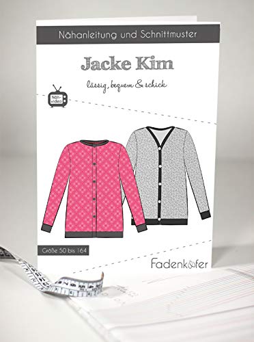 Schnittmuster und Nähanleitung - Kinder Jacke - Kim von Fadenkäfer