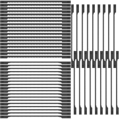 Faeymth 3-Laubsägeblatt-Set mit Stiftende, Laubsägeblatt-Set, Ersatzsortiment für Metall für und Kunststoff, 54 Packungen von Faeymth