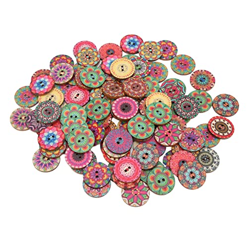 100pcs Holzknöpfe, Zusammengesetzte Holzholzknopf Retro -Knöpfe für Schulhandwerksprojekte Holzknöpfe Zum Nähen von Handwerk für Sammelalbum 100pcs Holzknöpfe, Zusammengesetzte Holzholzknopf Retro -Knöpfe für Schulhandwerksprojekte Holzknöpfe Zum Nähen von Handwerk für Sammelalbum von Fafeicy