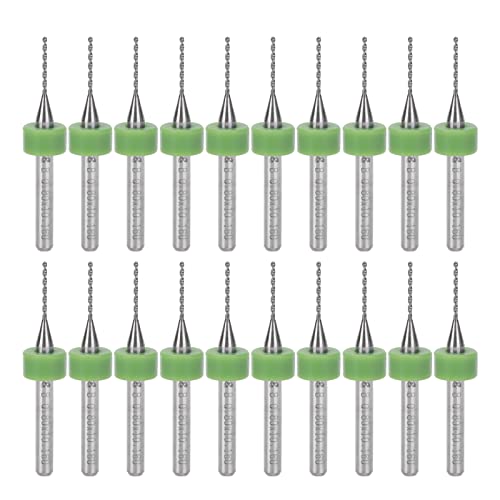 20pcs PCB -Bohrer -Bit -Legierungs -Wolfram -Stahlschaltplatine Micro Vertical Punch Tool Set für Präzisionsbohrschmuckhardware von Fafeicy