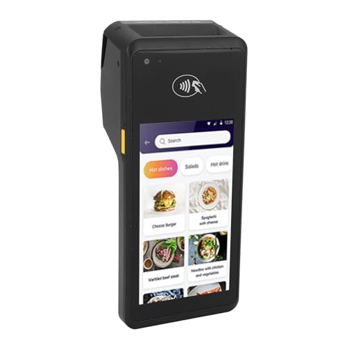 58mm Thermals -Etikettendruck, Handheld 3G POS -Quittungsdrucker mit 5,0 MP Kamera & NFC, 90 Mm/s Druckgeschwindigkeit, 5 -Zoll -HD -Touchscreen, für Supermarkt, Restaurants von Fafeicy